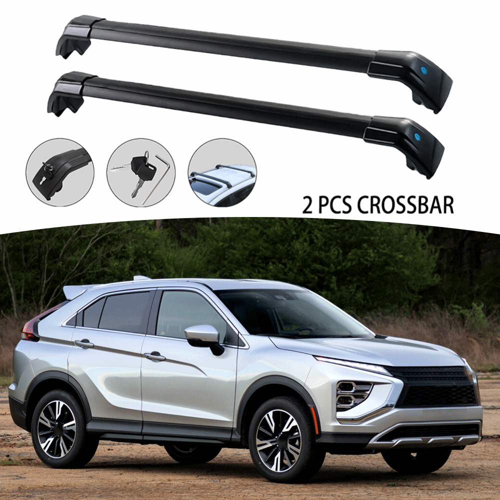 Cargo Rack Aluminum - 2Pcs 크로스 바 조절 가능 미쓰비시