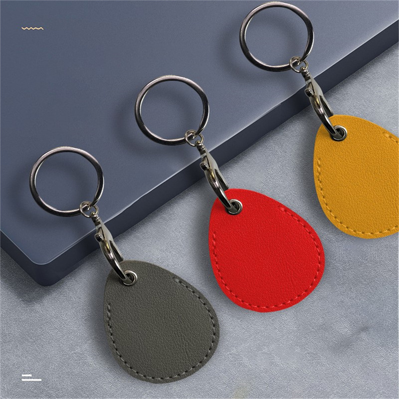 Chain Lock Combination - AO 새로운 PU 가죽 1pc 키체인