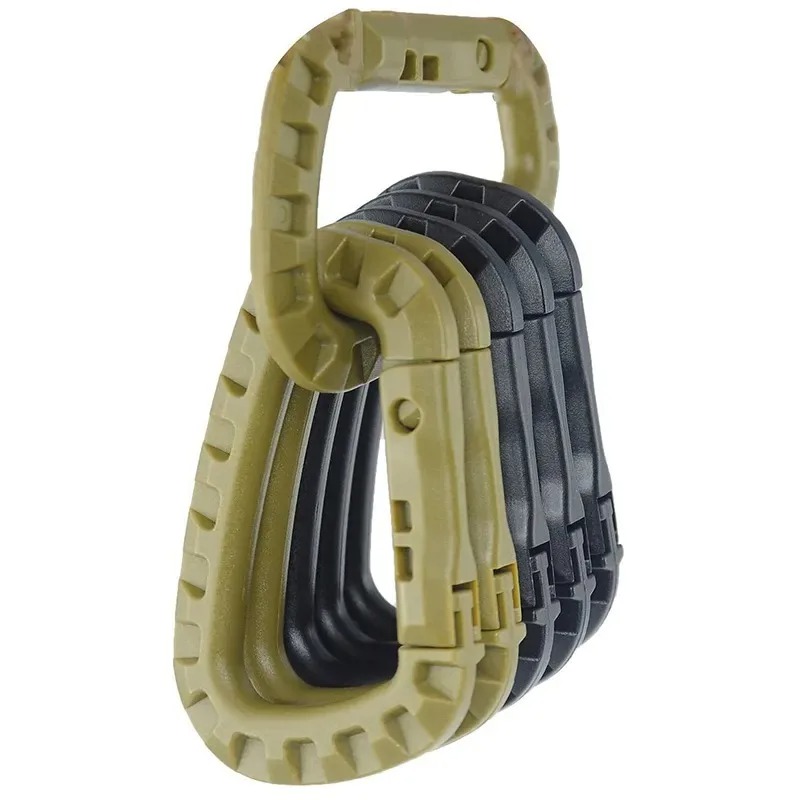 Chain Lock Combination - 전술 Carabiner 세트 플라스틱 강철 빠른