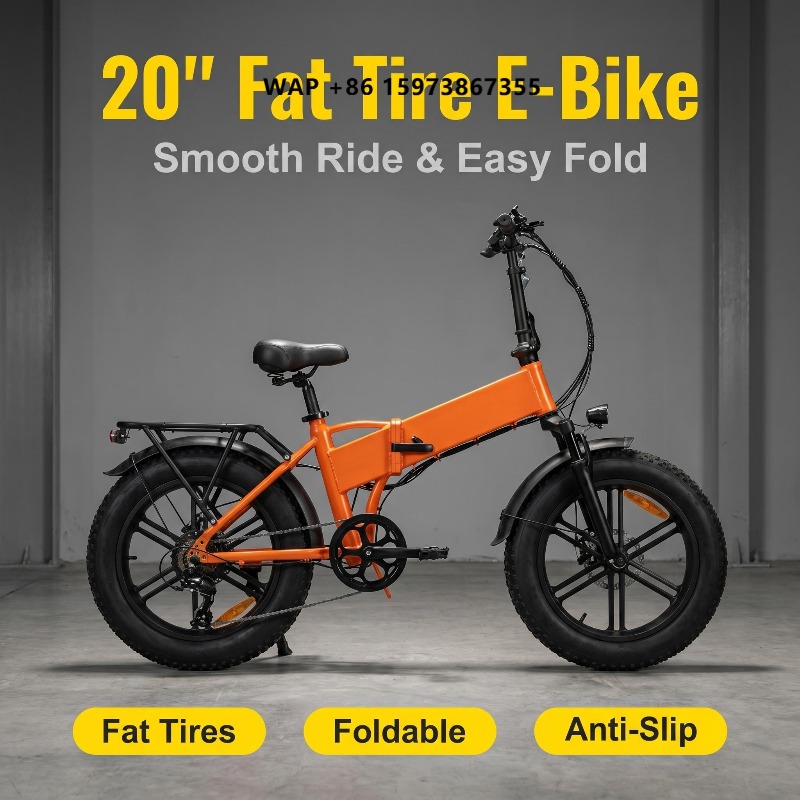 Cycling Commuting - 휴대용 접이식 20인치 전기 산악자전거 500W