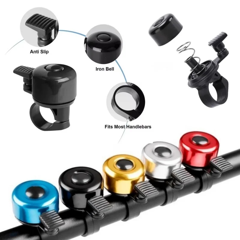 Bell Handlebar Ring - 1-5Pcs 자전거 벨 알루미늄 합금 자전거