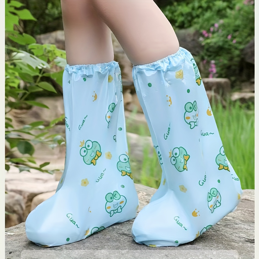 비 오는 날에 적합한 10pc 개구리 만화 신발 커버, - Cycling Commute Shoes 리뷰 및 가격
