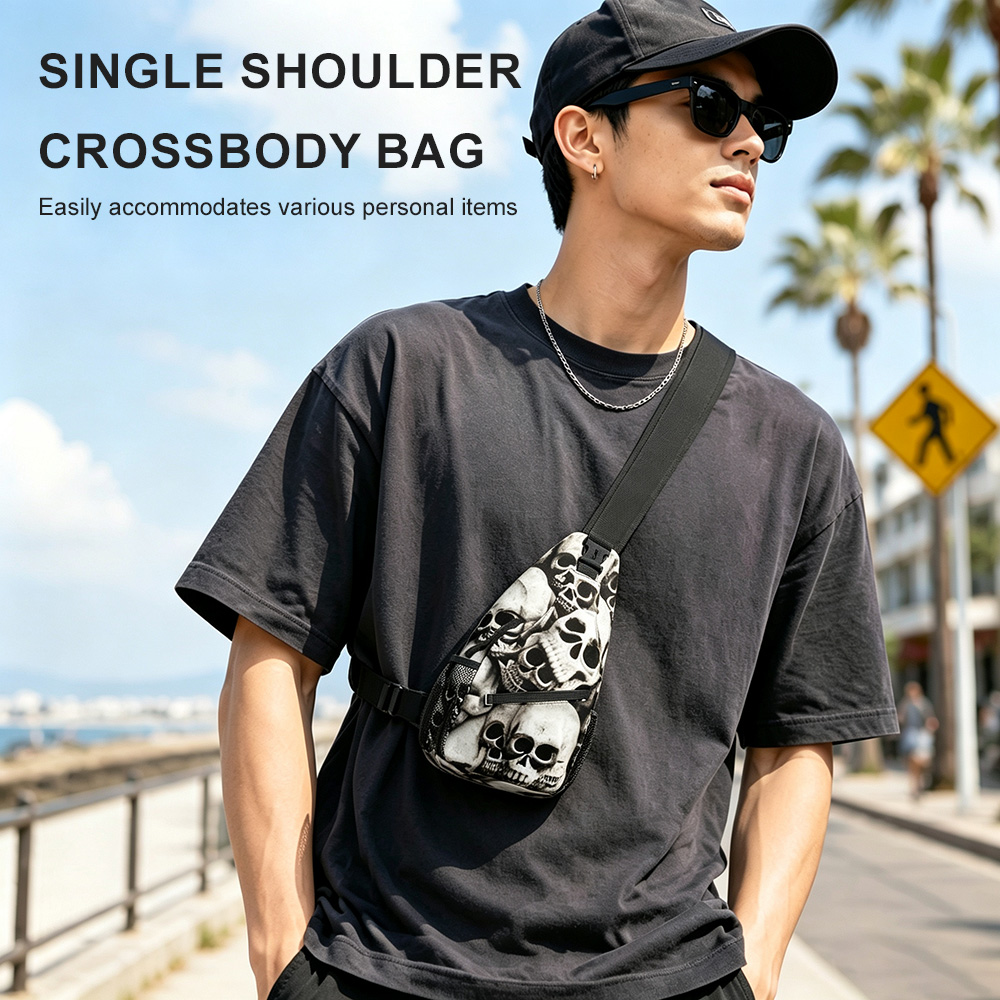 남성용 크로스바디 슬링 체스트 백, 가벼운 방수 패니  - Cycling Commute Essentials 리뷰 및 가격