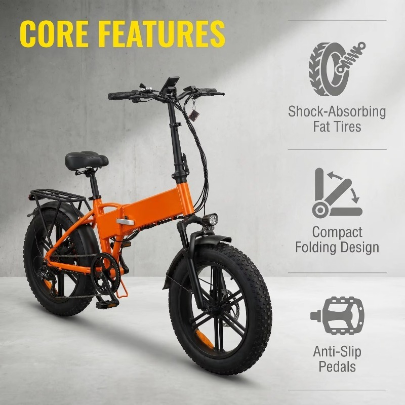 휴대용 접이식 20인치 전기 산악자전거 500W 48V - Cycling Commuting 리뷰 및 가격