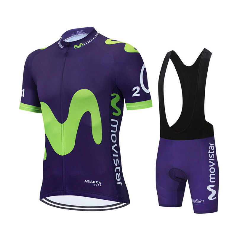 Movistar-신제품 팀 사이클링 저지 세트 MTB  - Cycling Commuter Shorts 리뷰 및 가격
