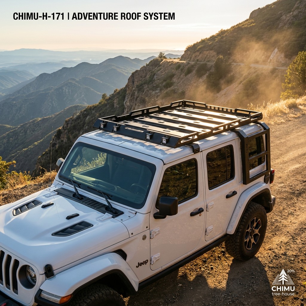 【CHIMU HOME】 랭글러 JL JLU 2018+용 - Cargo Rack Aluminum 리뷰 및 가격