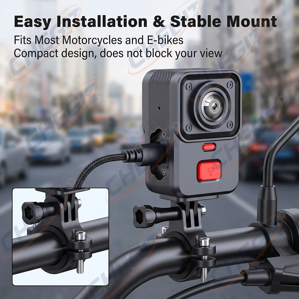 2채널 카메라 오토바이 DVR 2K HD WiFi &  - Cycling Loop 리뷰 및 가격