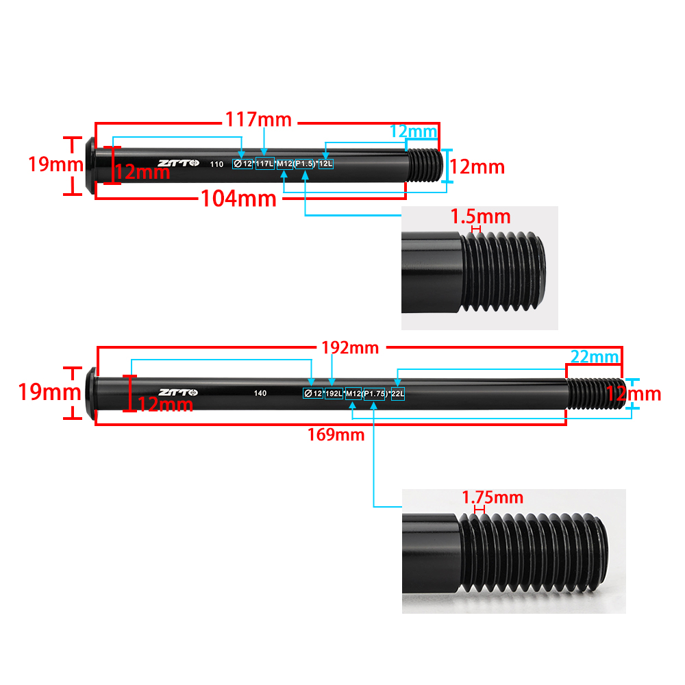 ZTTO MTB 로드 바이크 M12xP1.0/1.5/1 - Dynamo Hub Front 리뷰 및 가격