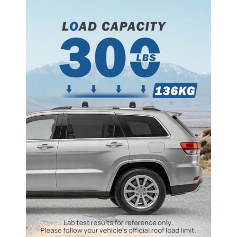 루프랙 크로스바 및 WL 300LBS 잠금식 도난 방지 - Cargo Rack Aluminum 리뷰 및 가격